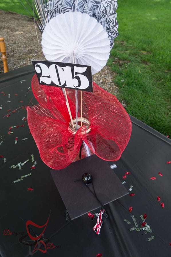 Graduation Party Planning- DIY-CupCake Stand-Table Decorations-Photo Booth-14