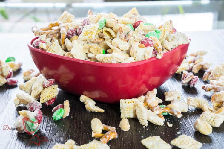 white chocolate cereal candy mix