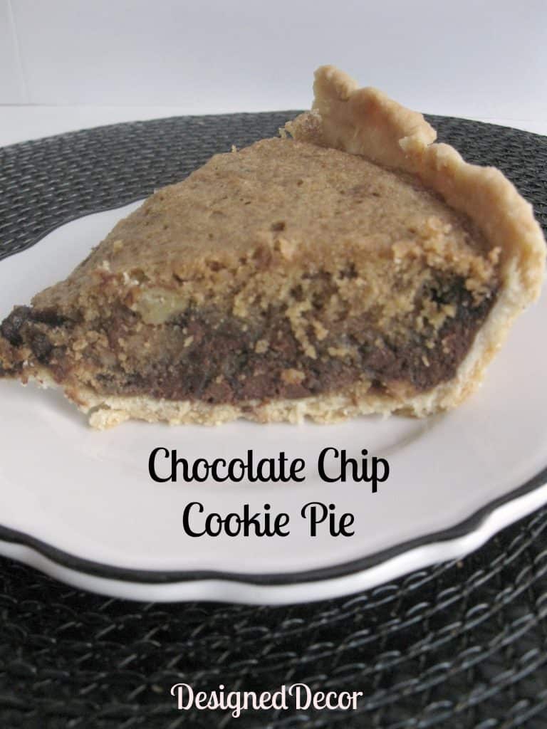 Chocolate Chip Cookie Pie