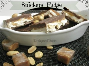 Snickers Fudge - #peanuts #chocolate #caramel #marshmallow # peanut butter