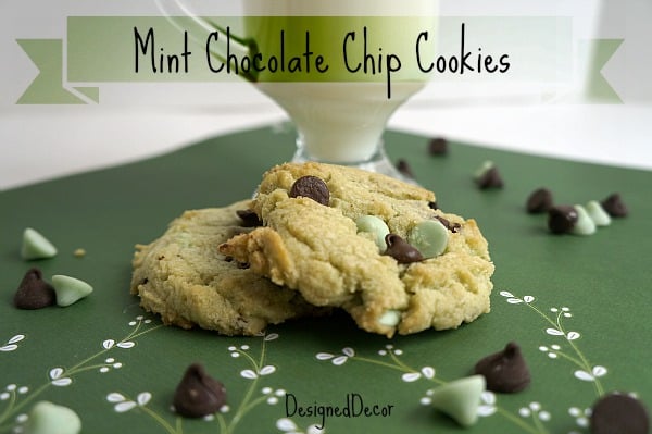 Mint Chocolate Chip Cookies 6