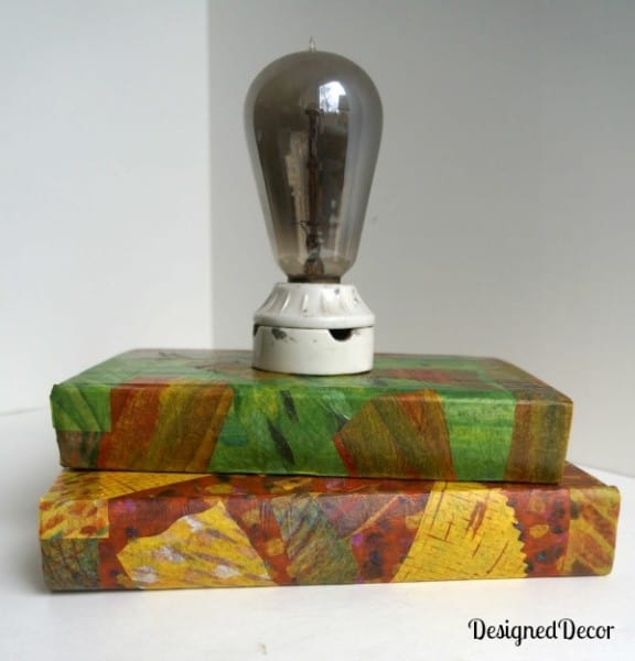 paper decoupage old books 