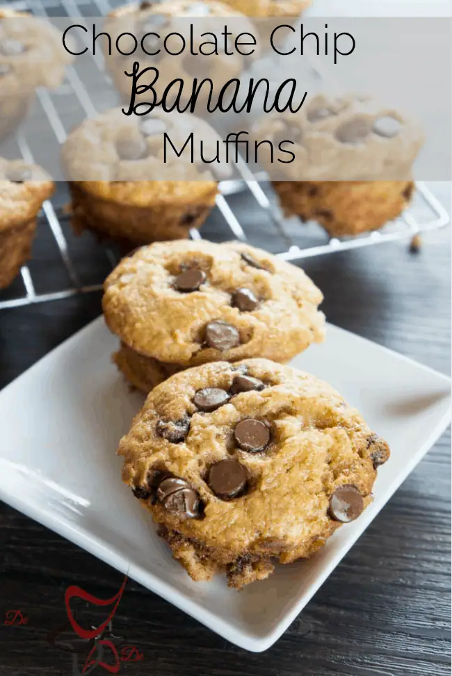 The BEST Ever- Super Mosit- Banana Chocolate Chip Muffins chocolate-chip-banana-muffins