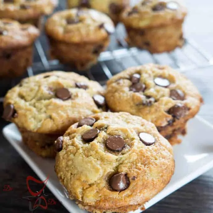 Chocholate Chip Banana Muffins- Super Mosit Muffins Chocholate Chip Banana Muffins- Super Mosit Muffins