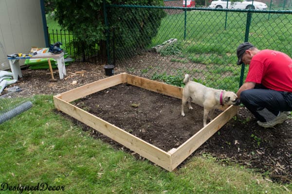 Building a raised garden bed-7