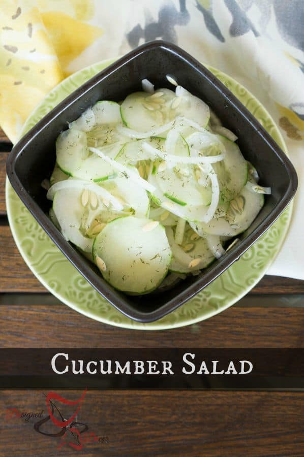 Cucumber Salad - pinnable