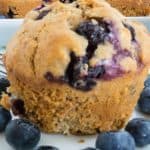 Healthly Blueberry Muffins-