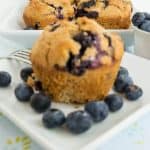 Healthly Blueberry Muffins-8