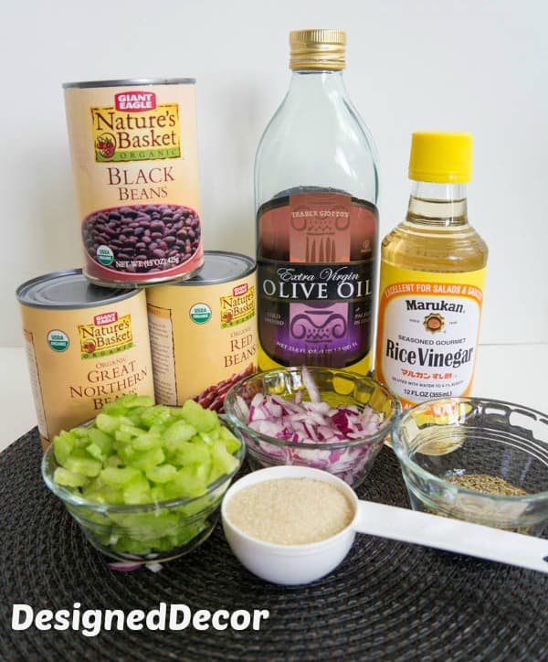 3-Bean Salad Ingredients