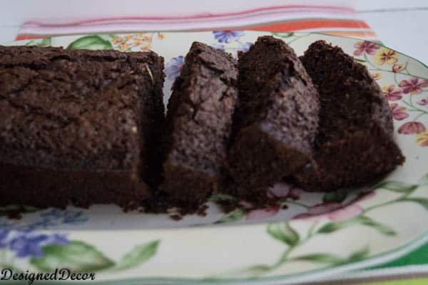 Chocolate Zucchini Bread Loaf