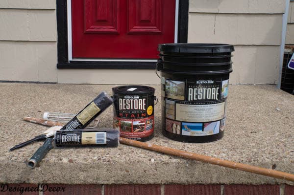 Rustoleum on store concrete