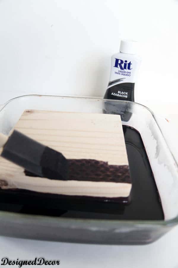 use an old baking dish to Paint with Rit Dye