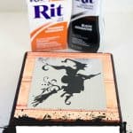 Painting a Decorative Block with Rit Dye-pinnable