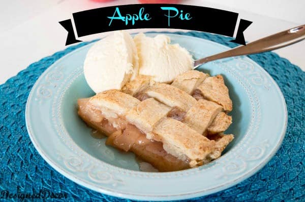 apple pie recipe ~ www.designeddecor.com