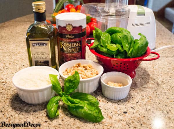 homemade pesto sauce