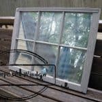 6 pane Window repurposed into a coat rack-pinnable