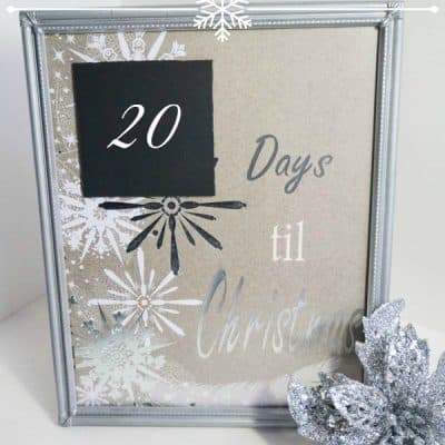 Countdown to Christmas Frame!