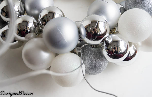 Silver Bulb Wreath-3