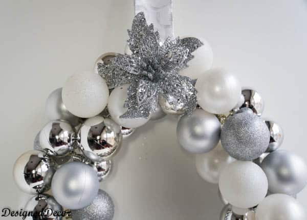 Ornament Bulb Wreath- www.designeddecor.com