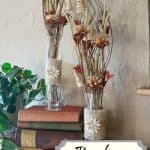 burlap vases-pinnable