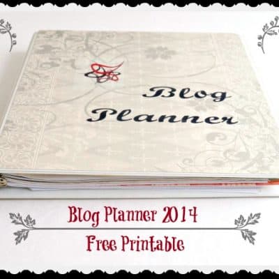 2014 Blog Planner Printables!