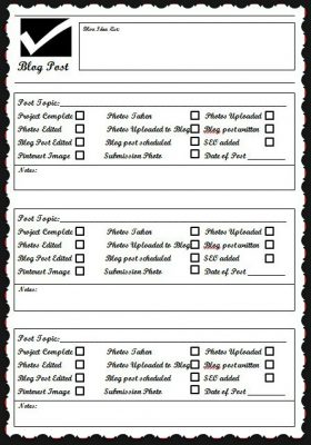 2014 Blog Planner Printables!