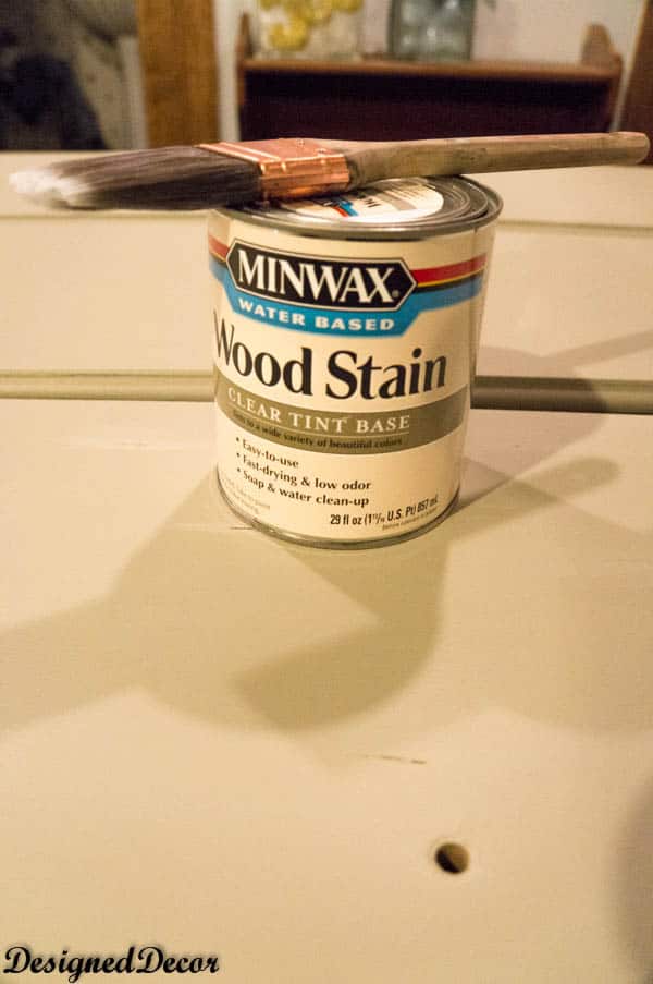 minwax water base stain in coffee