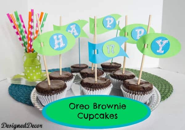 Oreo Brownie Cupcakes-