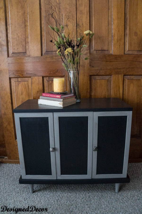 Painting a Small Credenza 