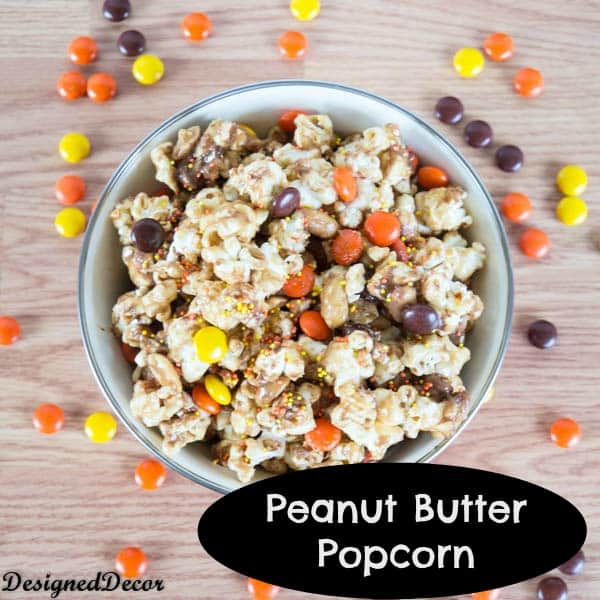 Peanut Butter Popcorn with Reese's