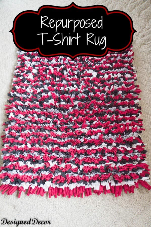 Repurposed T-Shirt Rug-pinnable