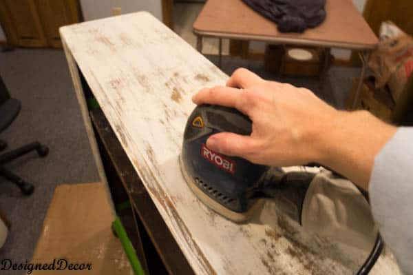 Sanding to get a shabby Antique look 