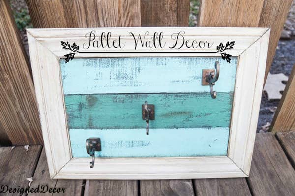 Pallet Wall Decor-repurposed wood pallet