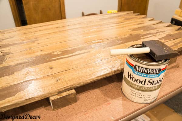 Using Minwax stain on an old picket fence