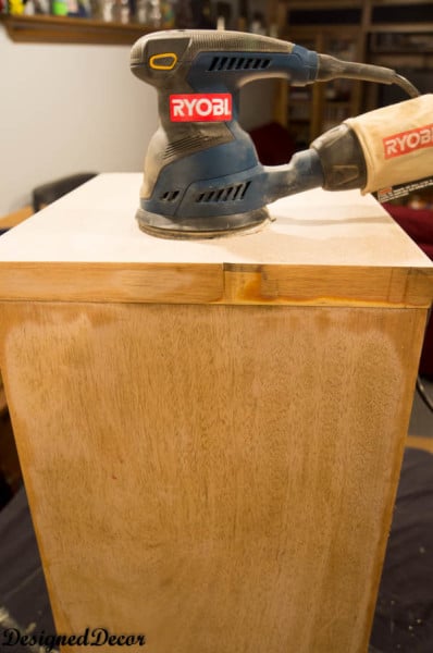 Sanding with Ryobi