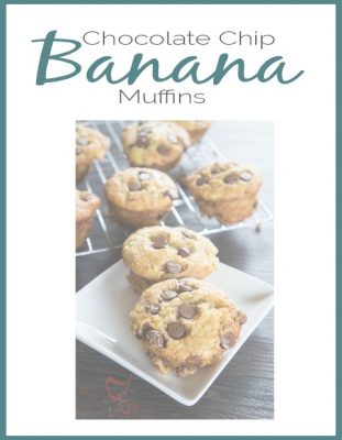 chocolate chip banana muffins