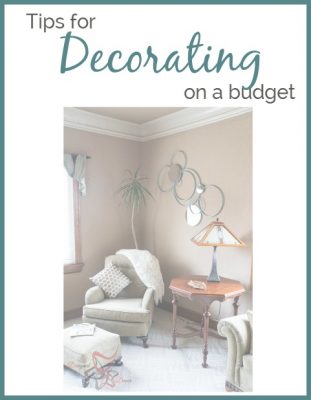 tips for decorating on a budget