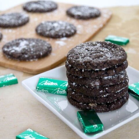 Andes Mint Doodle Cookies!