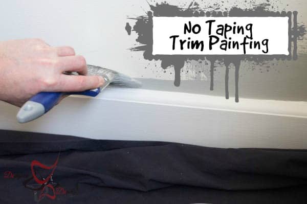 Painting the walls and trim-pinnable