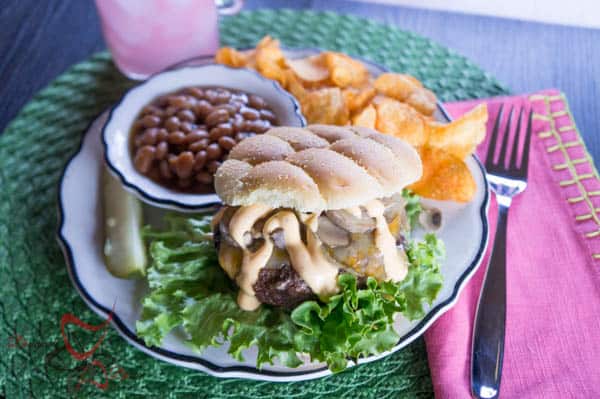 Cream Cheese Stuffed Burgers