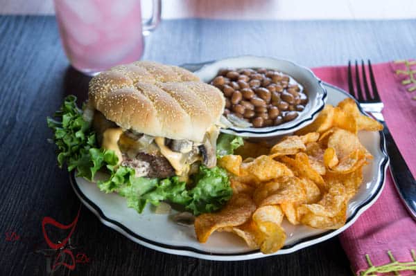 #SayCheeseburger~ Cream Cheese Stuffed Cheeseburger Dinner~ #CollectiveBias- #shop