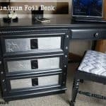 Aluminum Foil Desk - pinnable