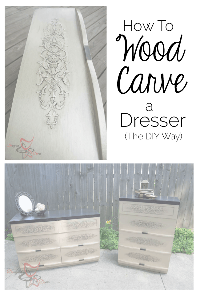 graphic -How to Wood Carve a dresser
