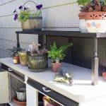 Repurposed Potting Bench-10