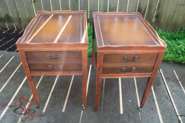 Leather top deals table restoration