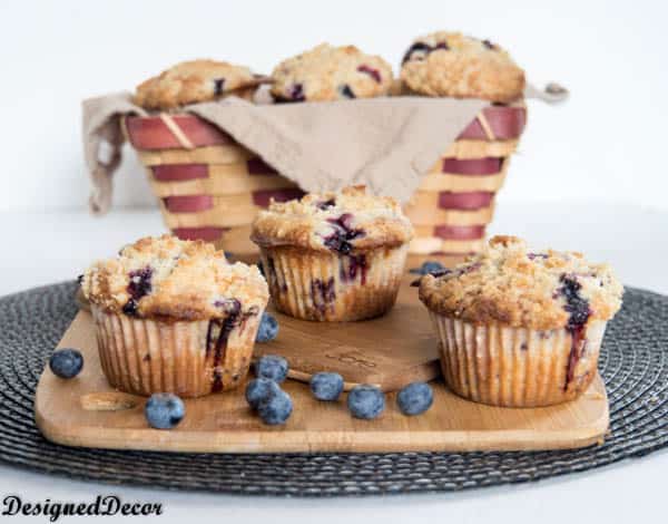 Crumb Topping  Blueberry Muffins-