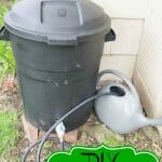 DIY Rain Barrel ~ Tutorial- pinnable