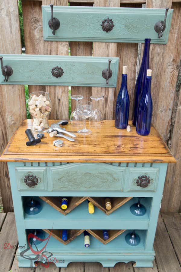 Repurposed Dresser ~ Wine Bar-11