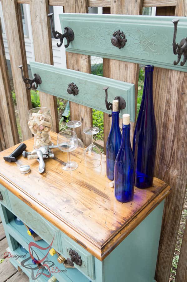 Repurposed Dresser ~ Wine Bar-12