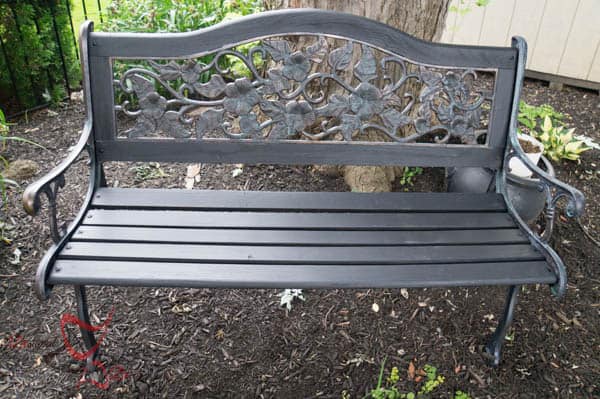 Bench Make over ~ Metal Effects~ Modern Masters~Thompson's WaterSeal 